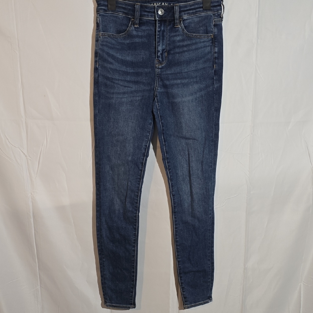 American Eagle Women's Classic Blue Skinny Jeans